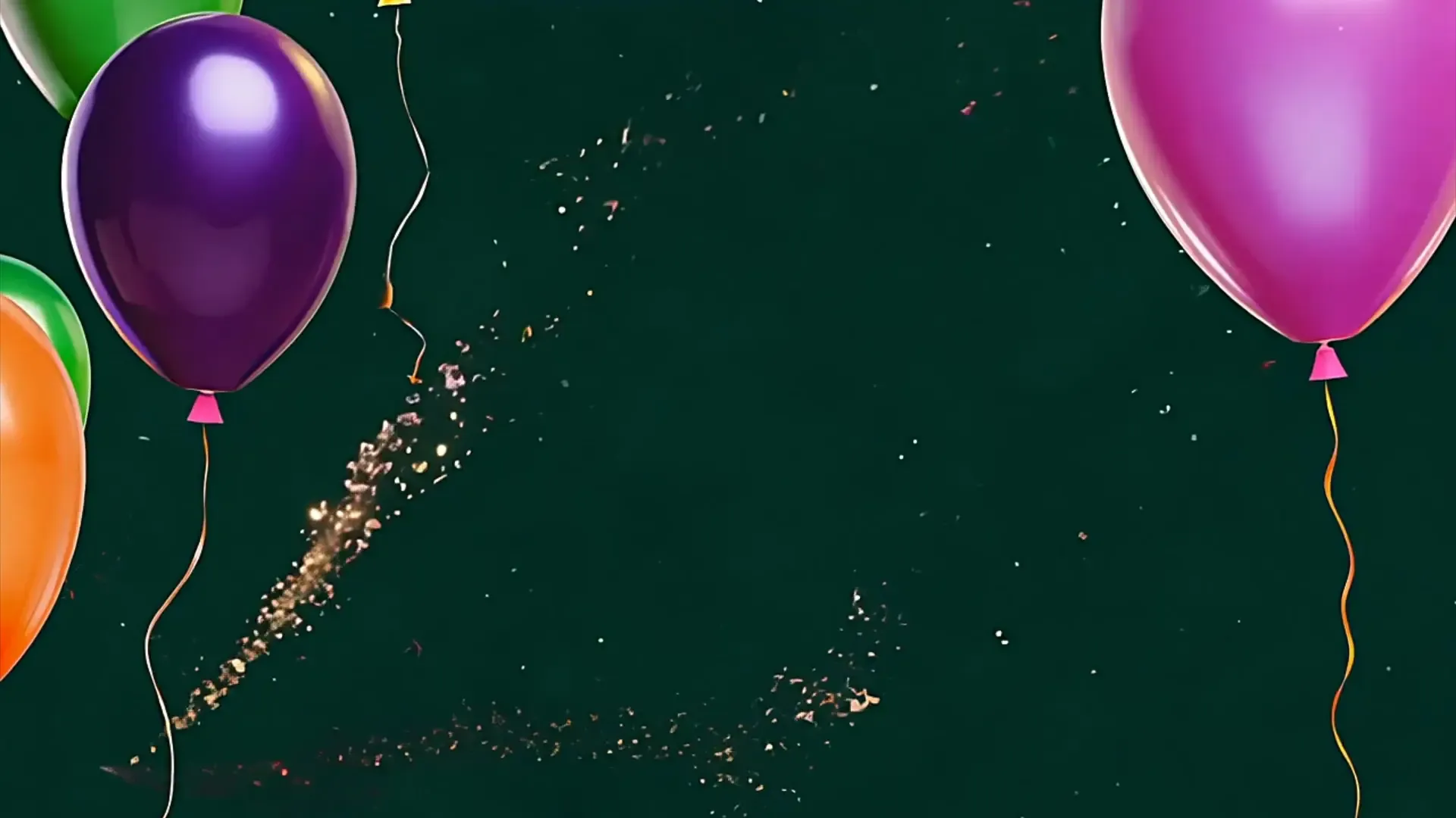 Dynamic Balloon Pop with Confetti Overlay for Fun Event Videos